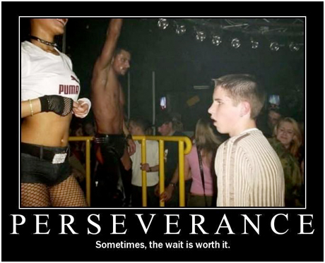 perseverence funny poster